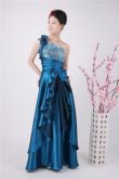 Formal Embellished  vestido de azul Ref:XL10090215